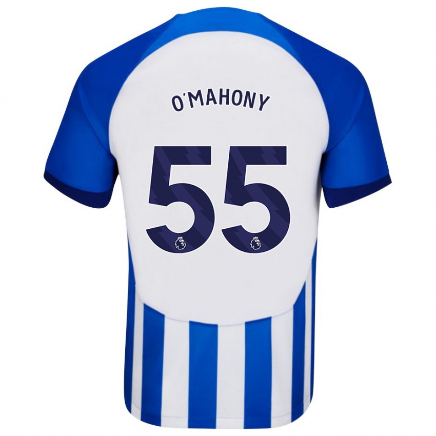 Niño Camiseta Mark O'mahony #55 Azul 1ª Equipación 2023/24 La Camisa
