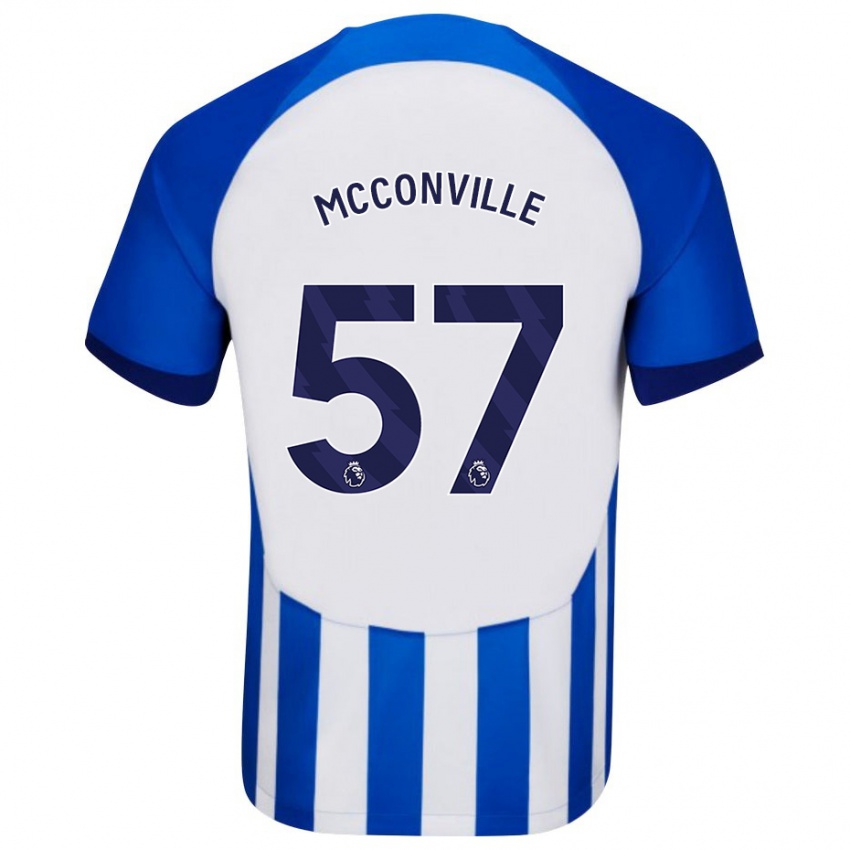 Niño Camiseta Ruairi Mcconville #57 Azul 1ª Equipación 2023/24 La Camisa