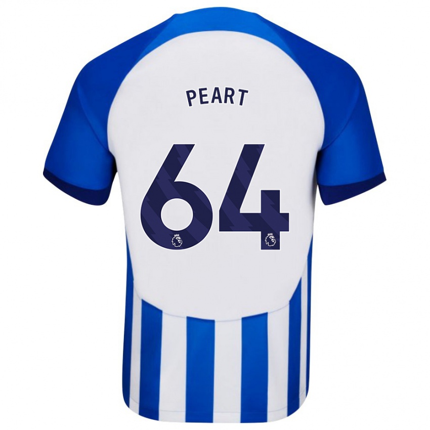 Niño Camiseta Brody Peart #64 Azul 1ª Equipación 2023/24 La Camisa
