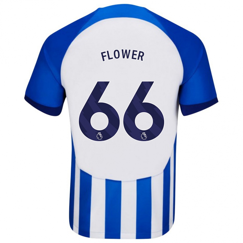 Niño Camiseta Louis Flower #66 Azul 1ª Equipación 2023/24 La Camisa