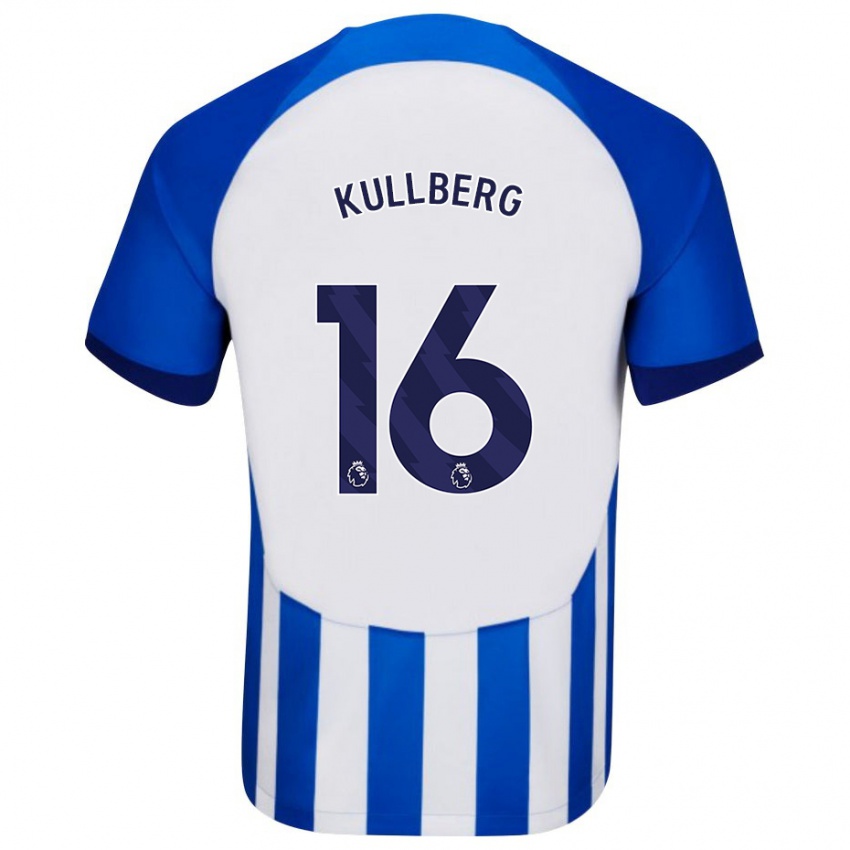 Niño Camiseta Emma Nanny Charlotte Kullberg #16 Azul 1ª Equipación 2023/24 La Camisa