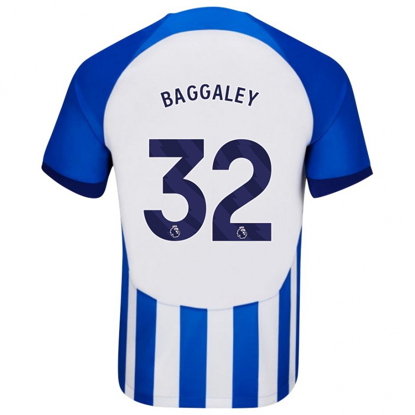 Niño Camiseta Sophie Baggaley #32 Azul 1ª Equipación 2023/24 La Camisa