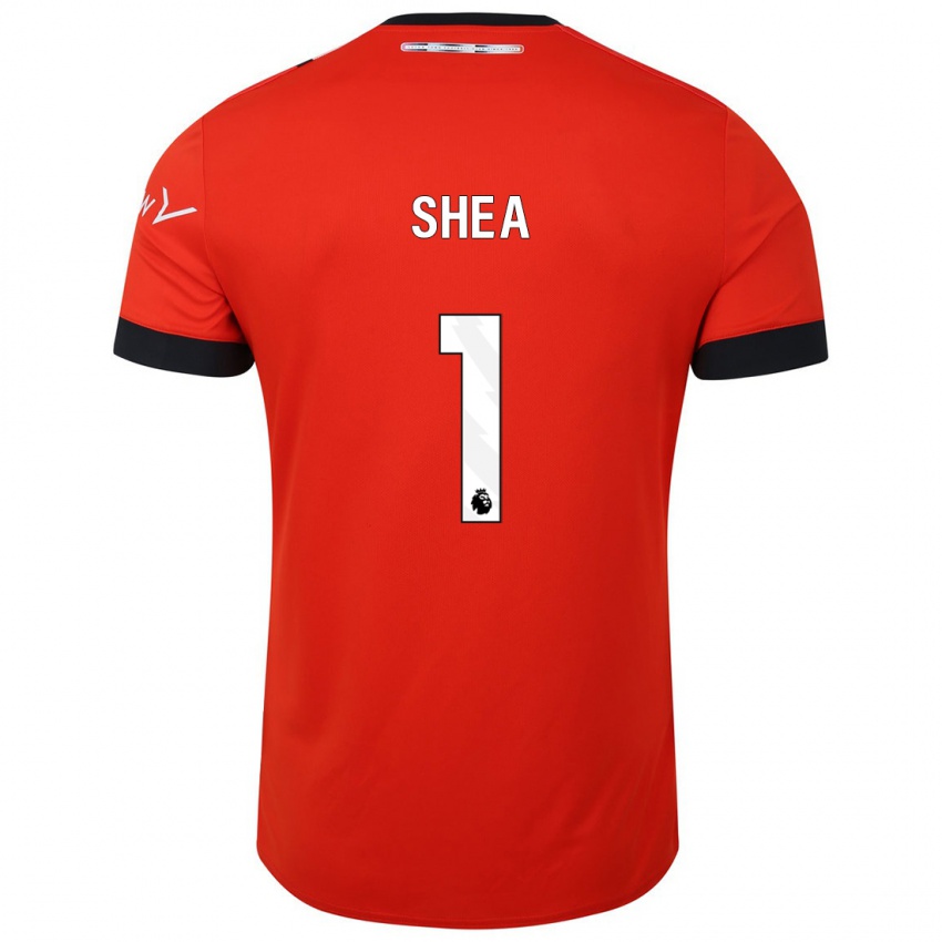 Niño Camiseta James Shea #1 Rojo 1ª Equipación 2023/24 La Camisa