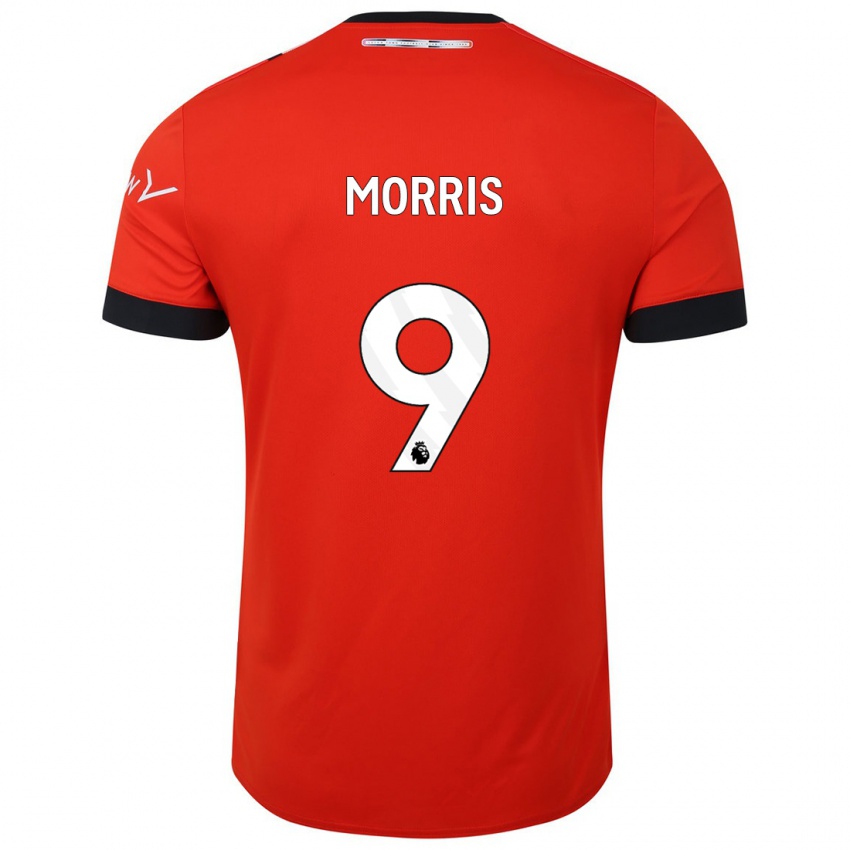 Niño Camiseta Carlton Morris #9 Rojo 1ª Equipación 2023/24 La Camisa