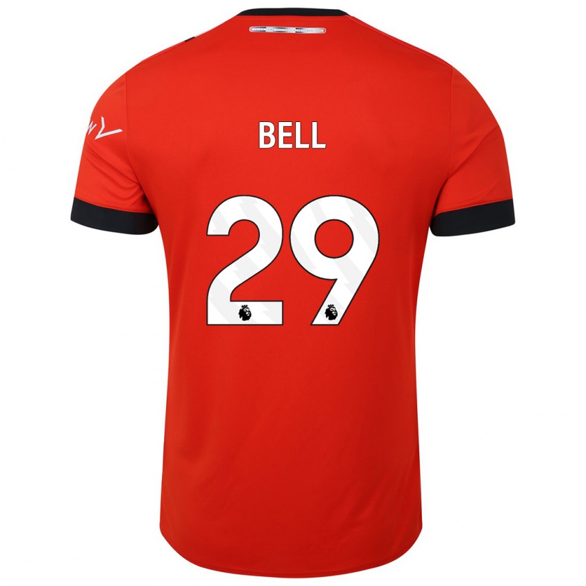 Niño Camiseta Amari'i Bell #29 Rojo 1ª Equipación 2023/24 La Camisa