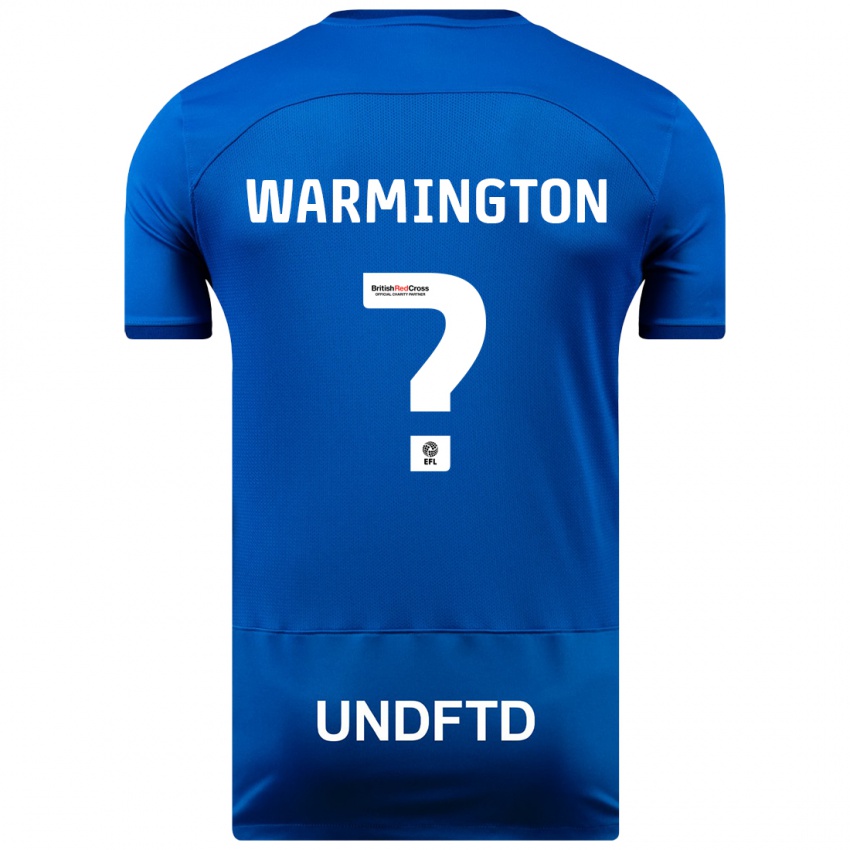 Niño Camiseta Tyrese Warmington #0 Azul 1ª Equipación 2023/24 La Camisa