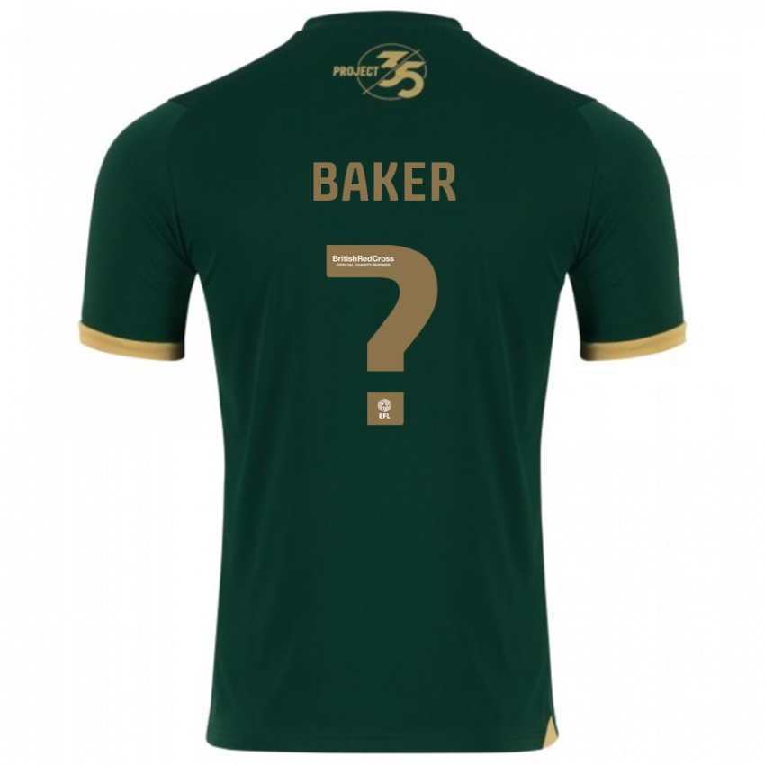 Niño Camiseta Zak Baker #0 Verde 1ª Equipación 2023/24 La Camisa