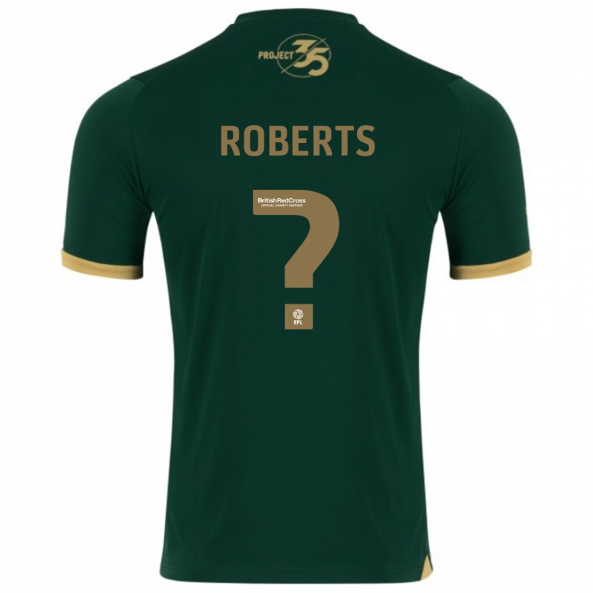 Niño Camiseta Caleb Roberts #0 Verde 1ª Equipación 2023/24 La Camisa