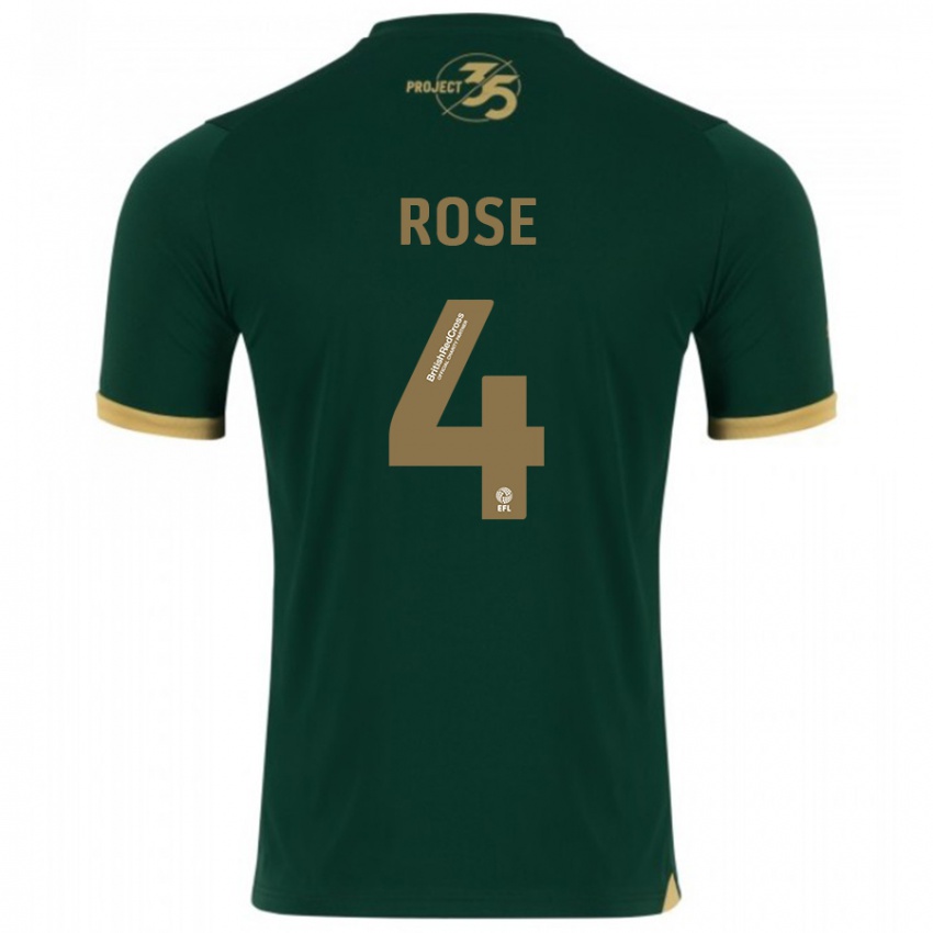 Niño Camiseta Jemma Rose #4 Verde 1ª Equipación 2023/24 La Camisa