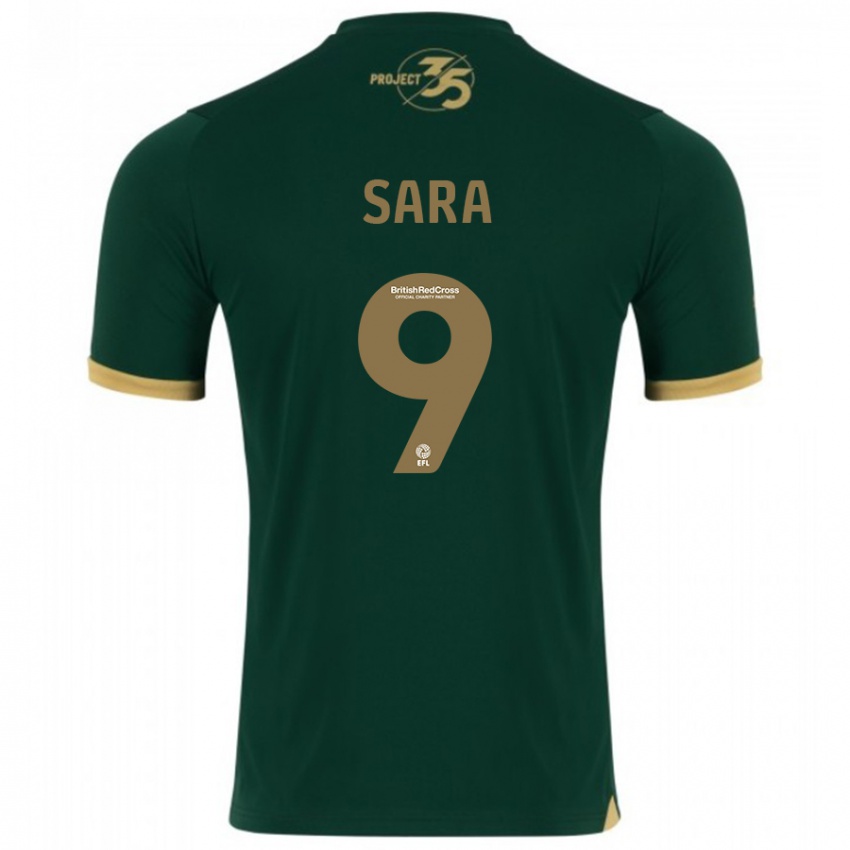 Niño Camiseta Ellie Sara #9 Verde 1ª Equipación 2023/24 La Camisa