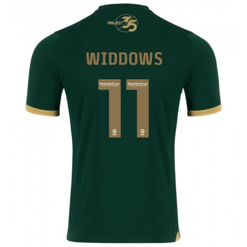 Niño Camiseta Jade Widdows #11 Verde 1ª Equipación 2023/24 La Camisa