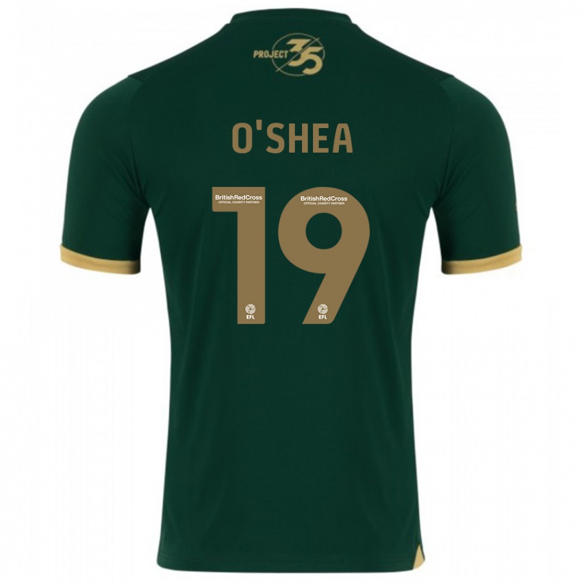 Niño Camiseta Erin O'shea #19 Verde 1ª Equipación 2023/24 La Camisa