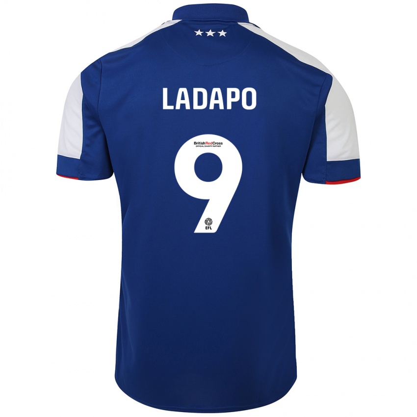 Niño Camiseta Freddie Ladapo #9 Azul 1ª Equipación 2023/24 La Camisa