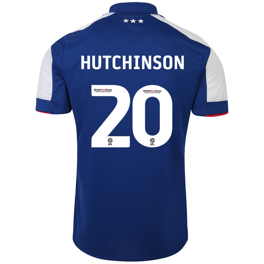 Niño Camiseta Omari Hutchinson #20 Azul 1ª Equipación 2023/24 La Camisa