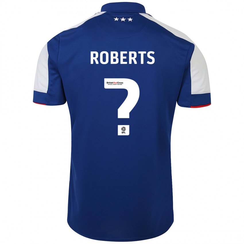 Niño Camiseta Mathaeus Roberts #0 Azul 1ª Equipación 2023/24 La Camisa