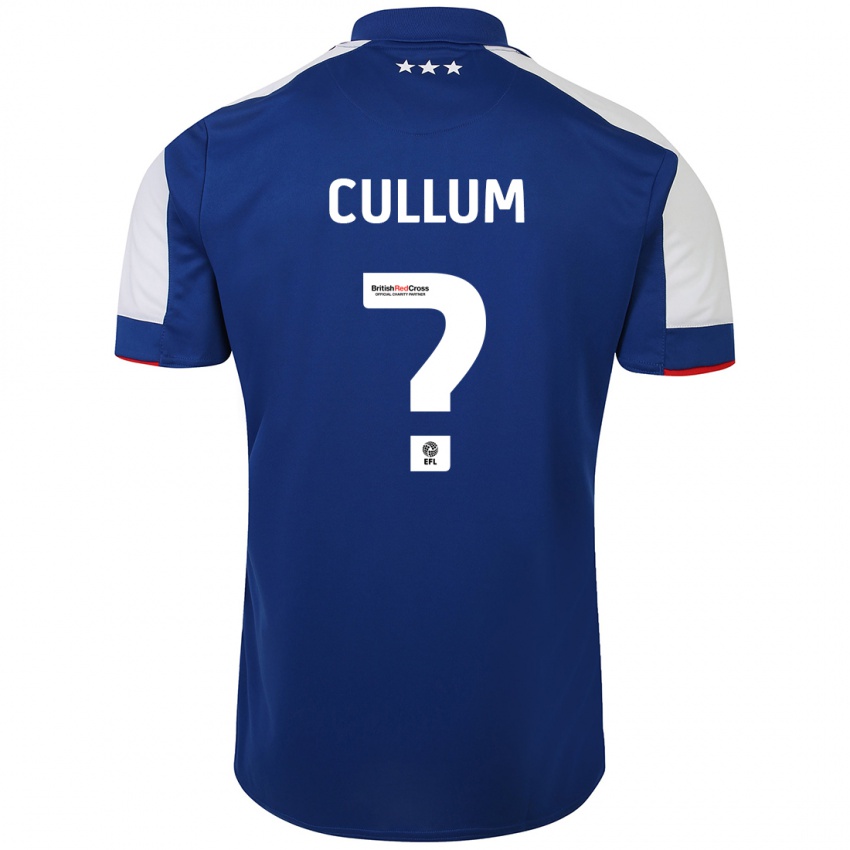 Niño Camiseta Danny Cullum #0 Azul 1ª Equipación 2023/24 La Camisa