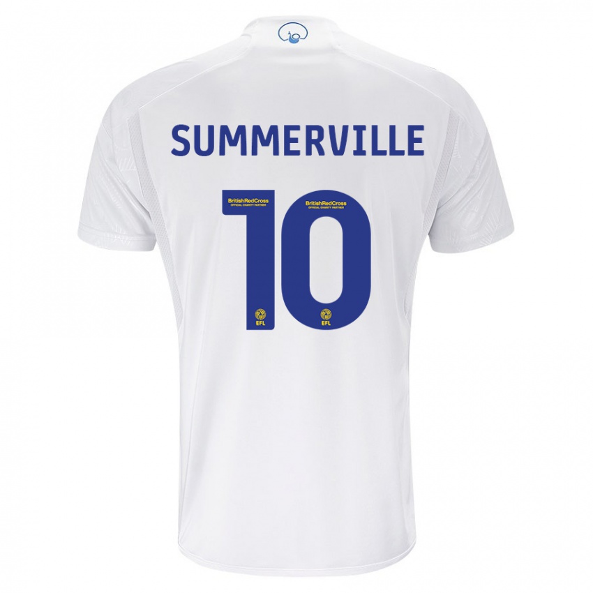 Niño Camiseta Crysencio Summerville #10 Blanco 1ª Equipación 2023/24 La Camisa