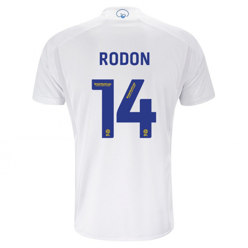 Niño Camiseta Joe Rodon #14 Blanco 1ª Equipación 2023/24 La Camisa
