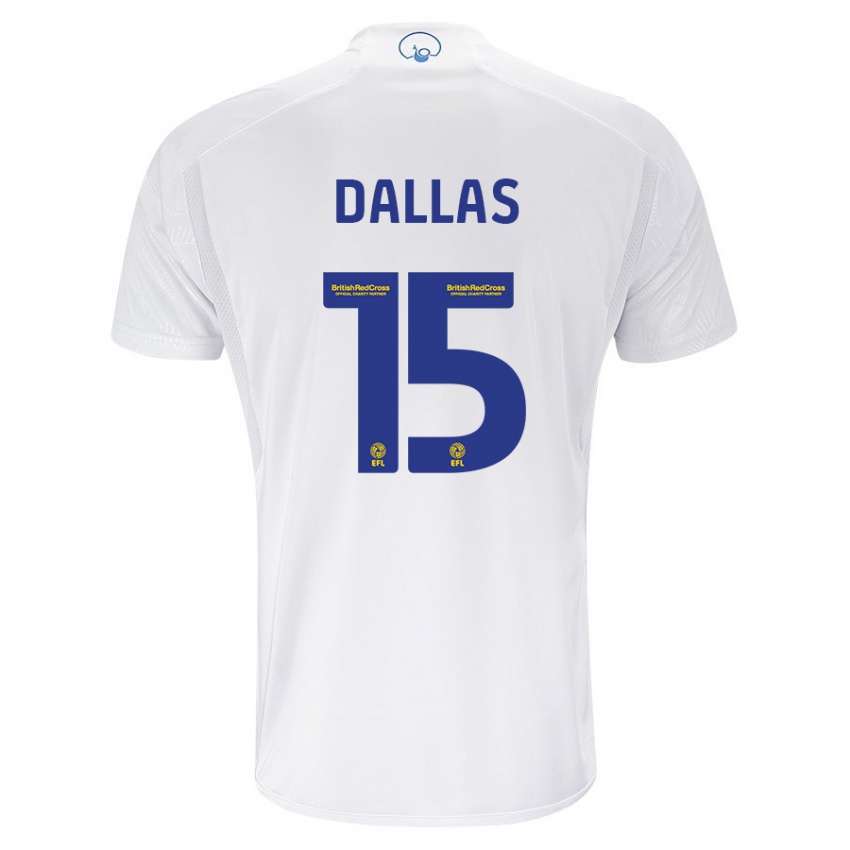 Niño Camiseta Stuart Dallas #15 Blanco 1ª Equipación 2023/24 La Camisa
