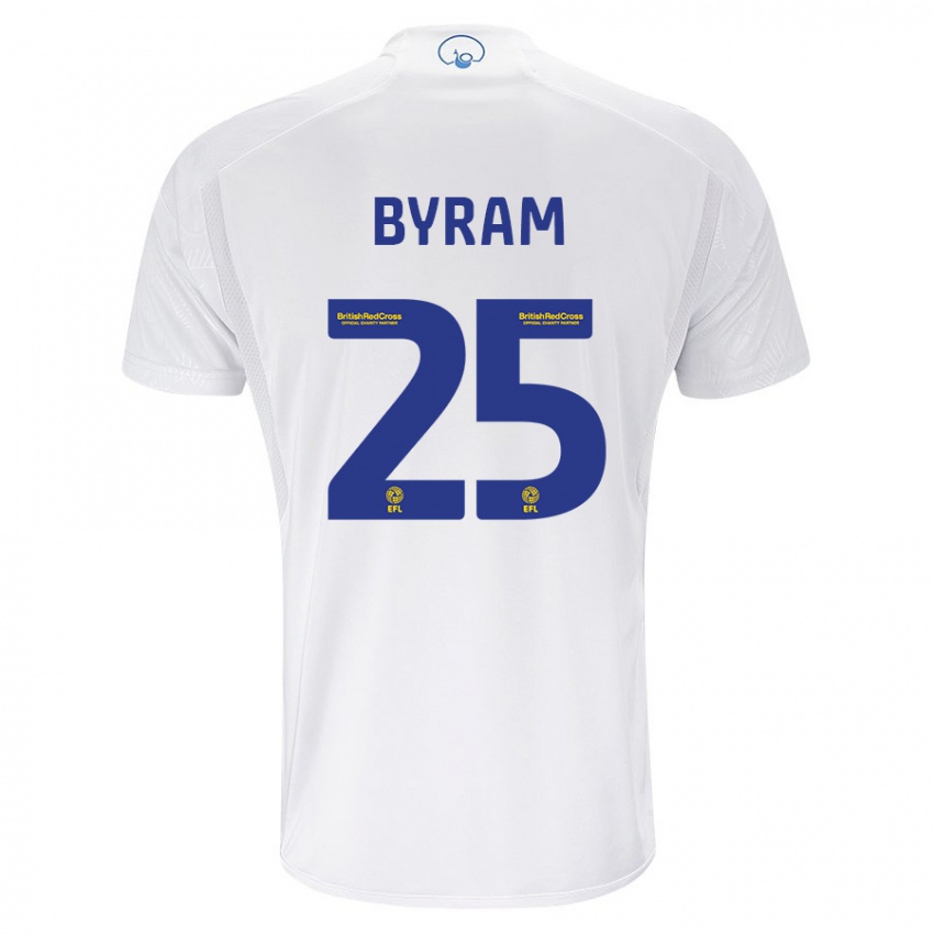 Niño Camiseta Sam Byram #25 Blanco 1ª Equipación 2023/24 La Camisa