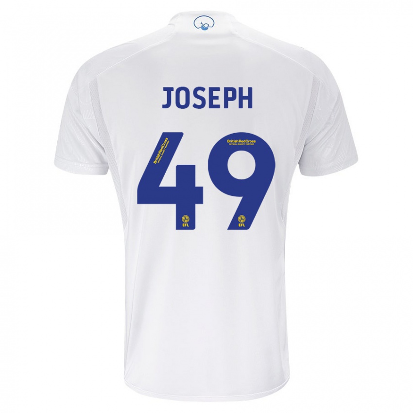 Niño Camiseta Mateo Joseph #49 Blanco 1ª Equipación 2023/24 La Camisa
