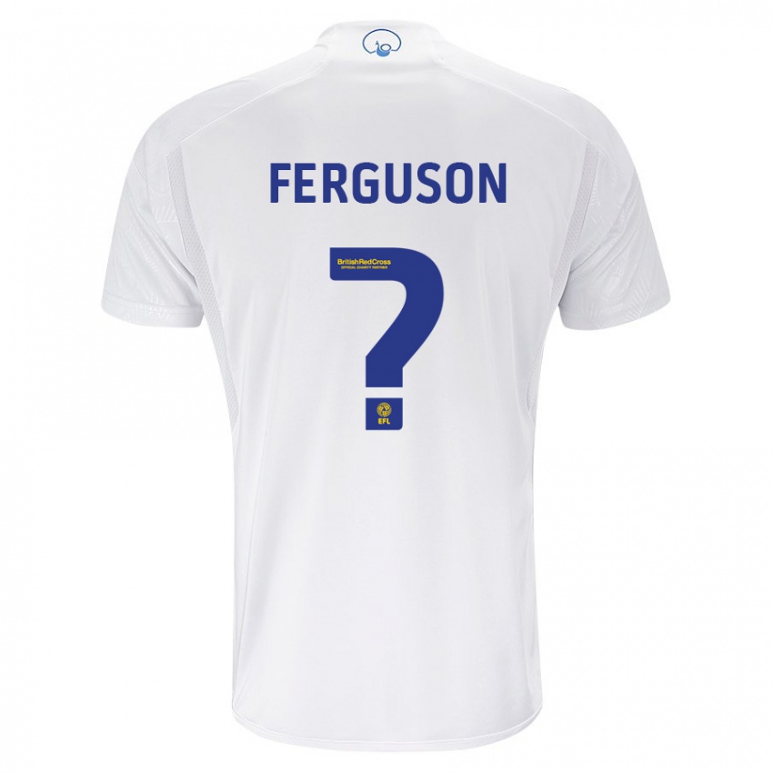 Niño Camiseta Connor Ferguson #0 Blanco 1ª Equipación 2023/24 La Camisa
