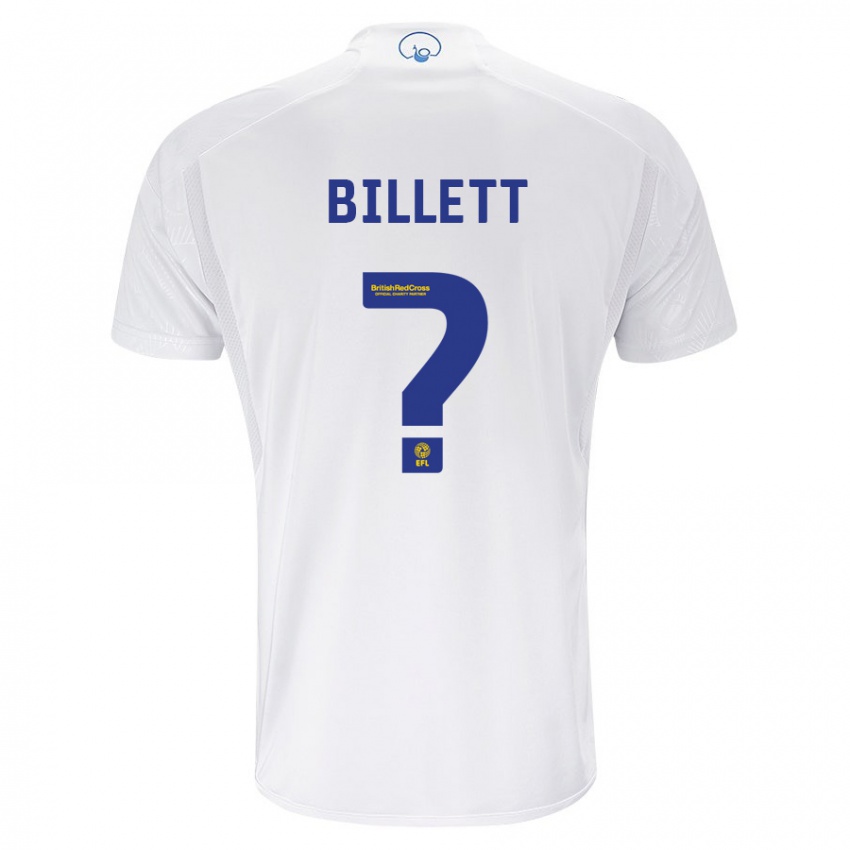 Niño Camiseta Joe Billett #0 Blanco 1ª Equipación 2023/24 La Camisa
