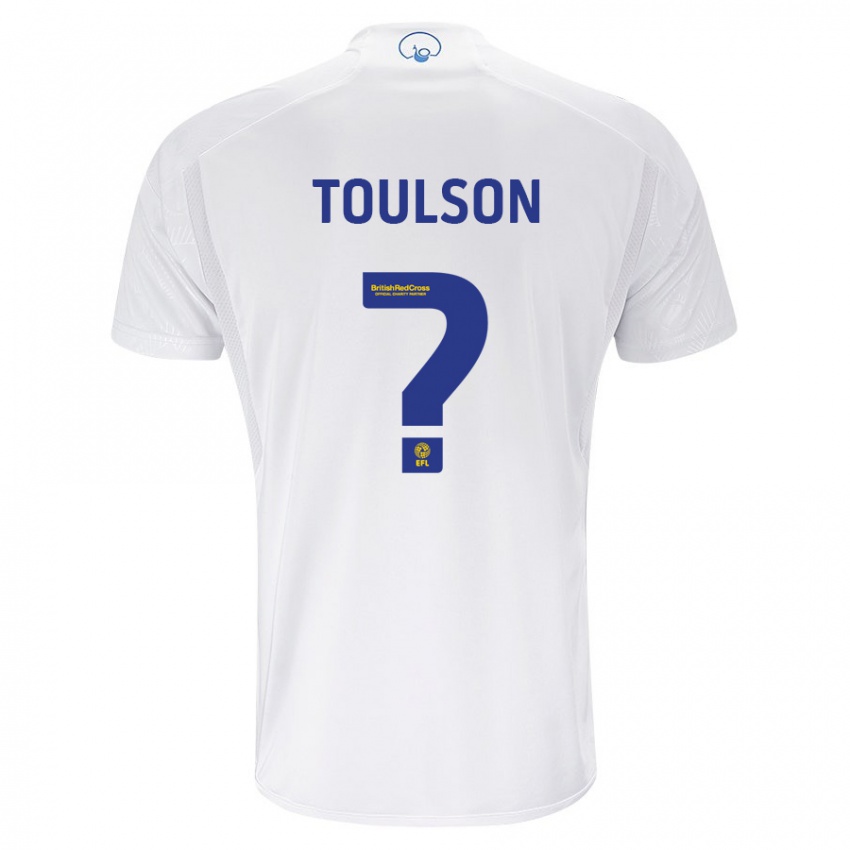 Niño Camiseta Daniel Toulson #0 Blanco 1ª Equipación 2023/24 La Camisa