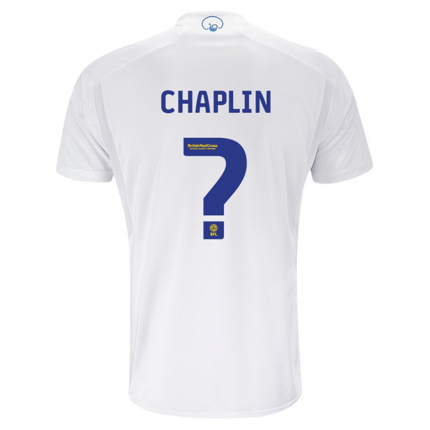 Niño Camiseta Rhys Chadwick-Chaplin #0 Blanco 1ª Equipación 2023/24 La Camisa