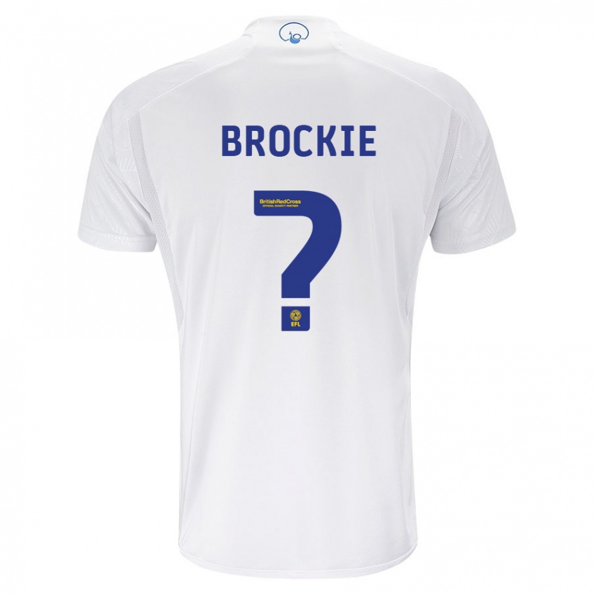 Niño Camiseta Devon Brockie #0 Blanco 1ª Equipación 2023/24 La Camisa