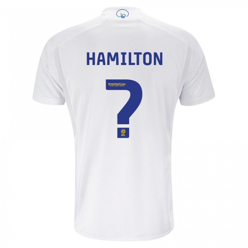 Niño Camiseta Joshua Hamilton #0 Blanco 1ª Equipación 2023/24 La Camisa