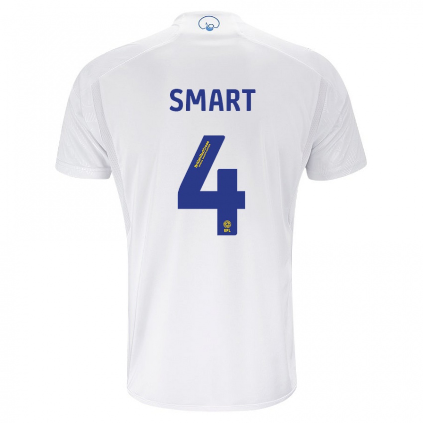 Niño Camiseta Olivia Smart #4 Blanco 1ª Equipación 2023/24 La Camisa