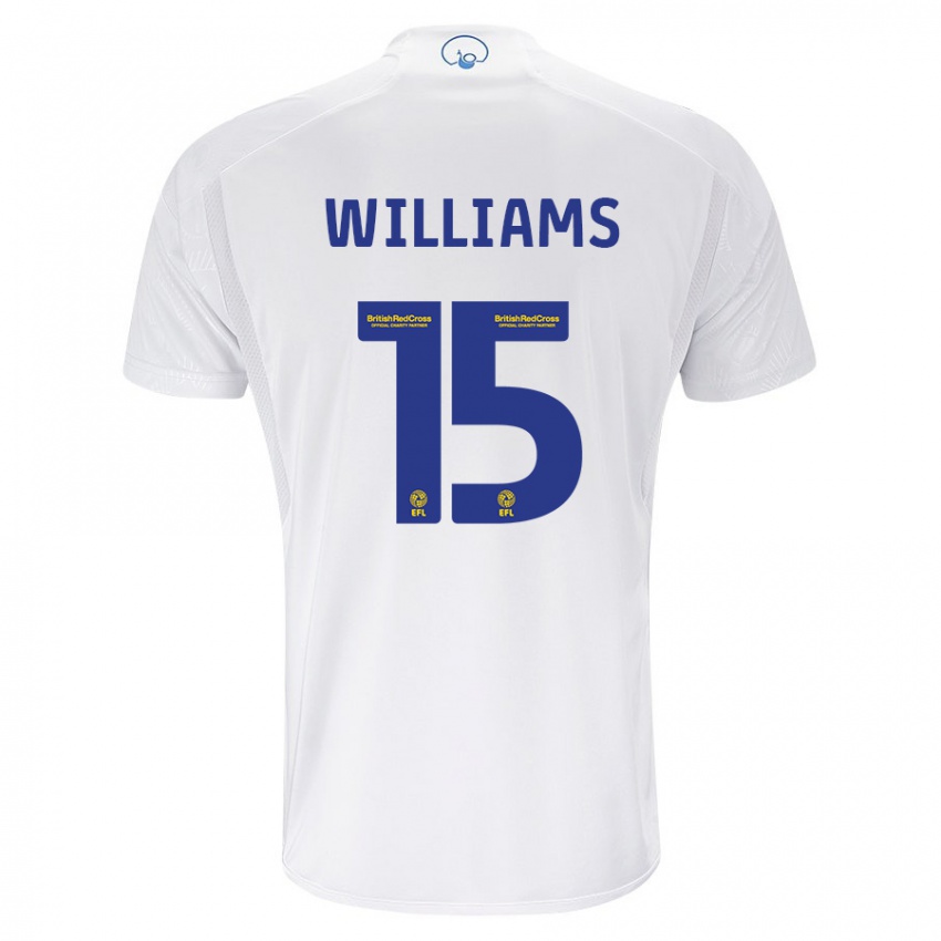 Niño Camiseta Paige Williams #15 Blanco 1ª Equipación 2023/24 La Camisa
