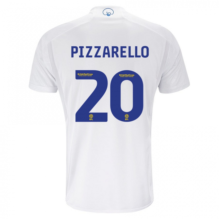 Niño Camiseta Charlyann Pizzarello #20 Blanco 1ª Equipación 2023/24 La Camisa