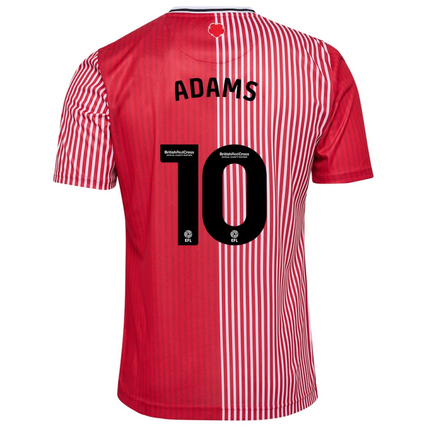 Niño Camiseta Ché Adams #10 Rojo 1ª Equipación 2023/24 La Camisa