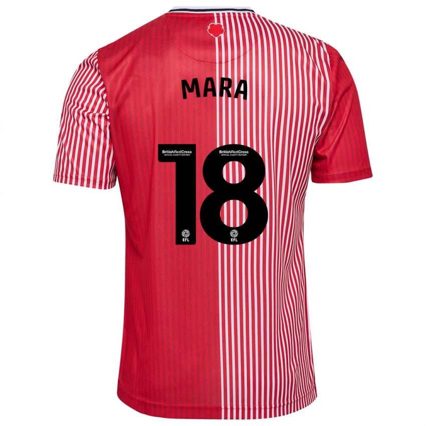 Niño Camiseta Sékou Mara #18 Rojo 1ª Equipación 2023/24 La Camisa