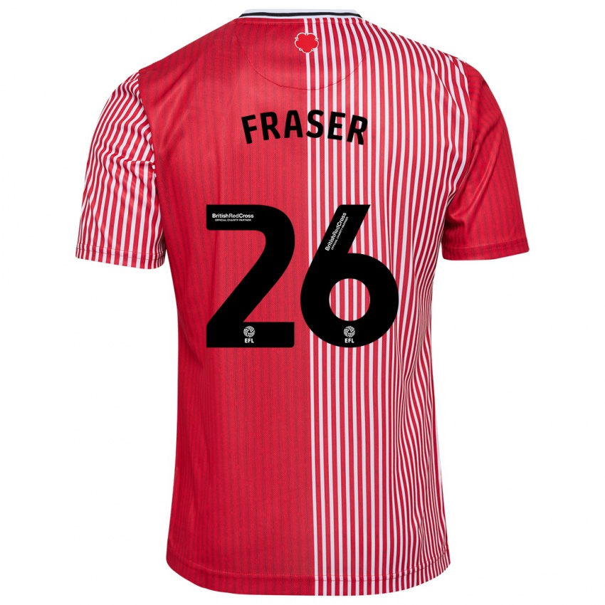 Niño Camiseta Ryan Fraser #26 Rojo 1ª Equipación 2023/24 La Camisa