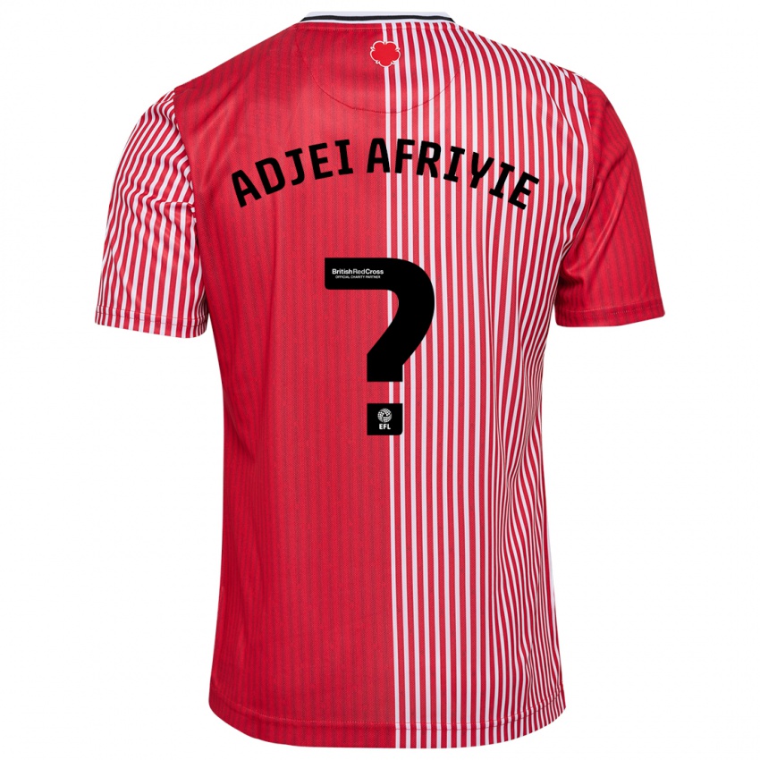 Niño Camiseta Hansel Adjei-Afriyie #0 Rojo 1ª Equipación 2023/24 La Camisa