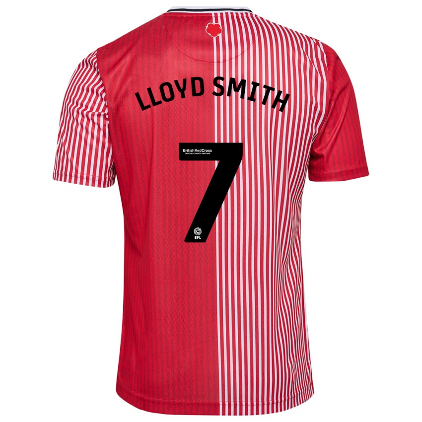 Niño Camiseta Lexi Lloyd-Smith #7 Rojo 1ª Equipación 2023/24 La Camisa