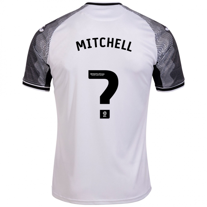 Niño Camiseta Remy Mitchell #0 Blanco 1ª Equipación 2023/24 La Camisa
