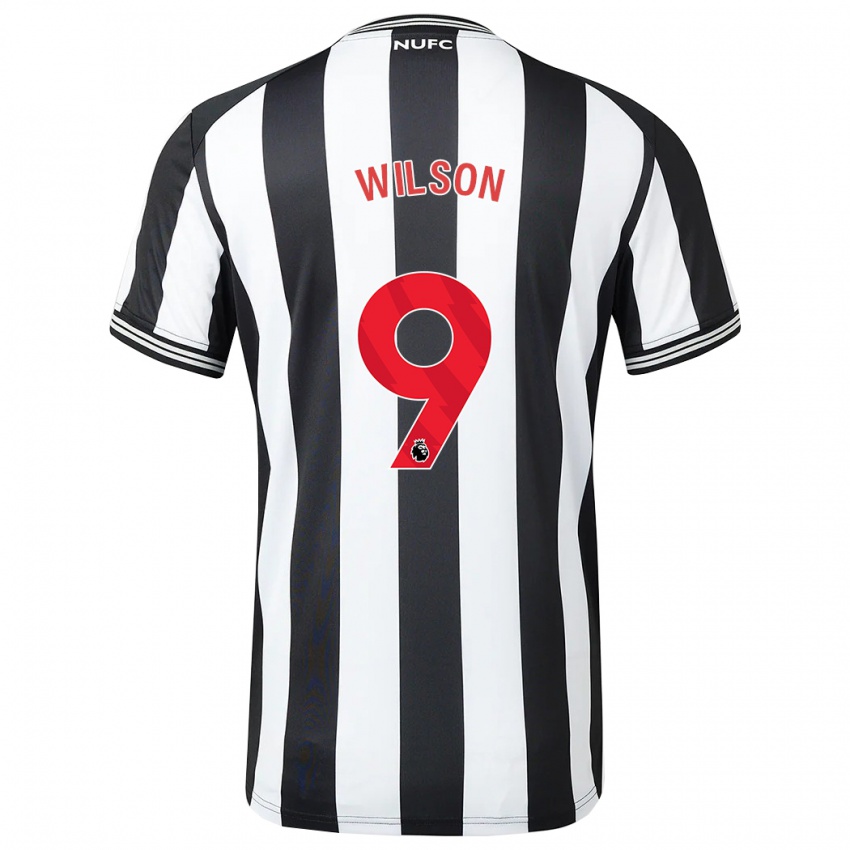 Niño Camiseta Callum Wilson #9 Blanco Negro 1ª Equipación 2023/24 La Camisa