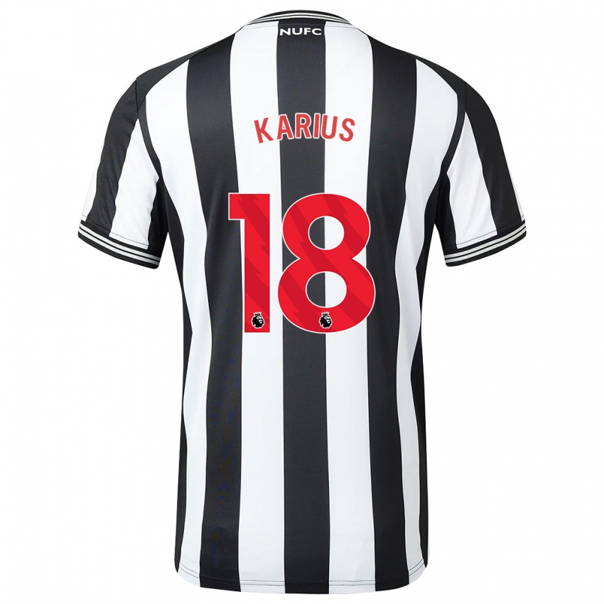 Niño Camiseta Loris Karius #18 Blanco Negro 1ª Equipación 2023/24 La Camisa