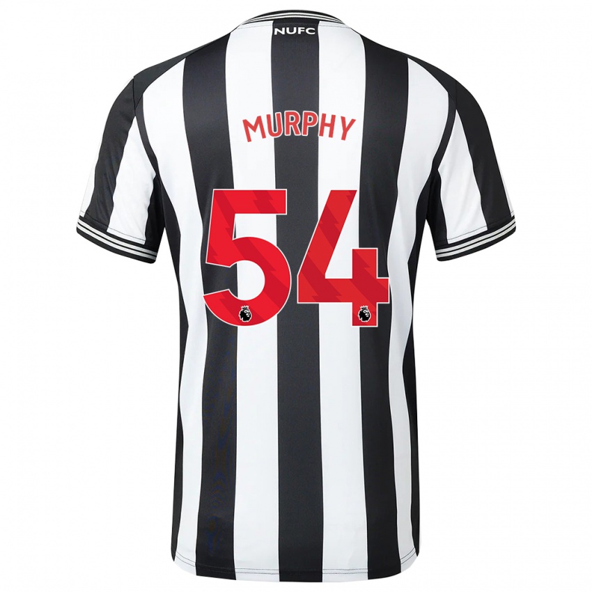 Niño Camiseta Alex Murphy #54 Blanco Negro 1ª Equipación 2023/24 La Camisa