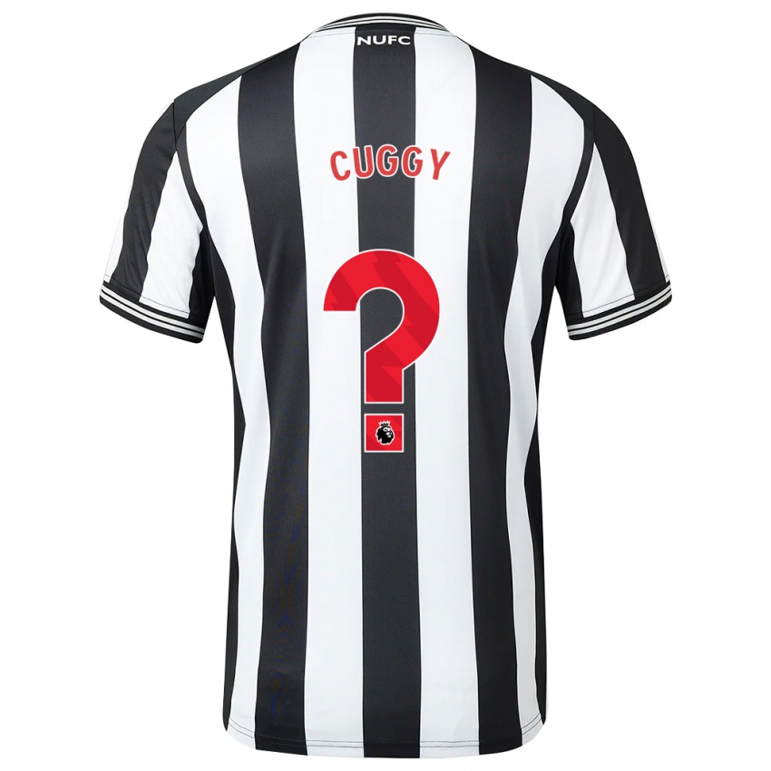 Niño Camiseta Lewis Cuggy #0 Blanco Negro 1ª Equipación 2023/24 La Camisa