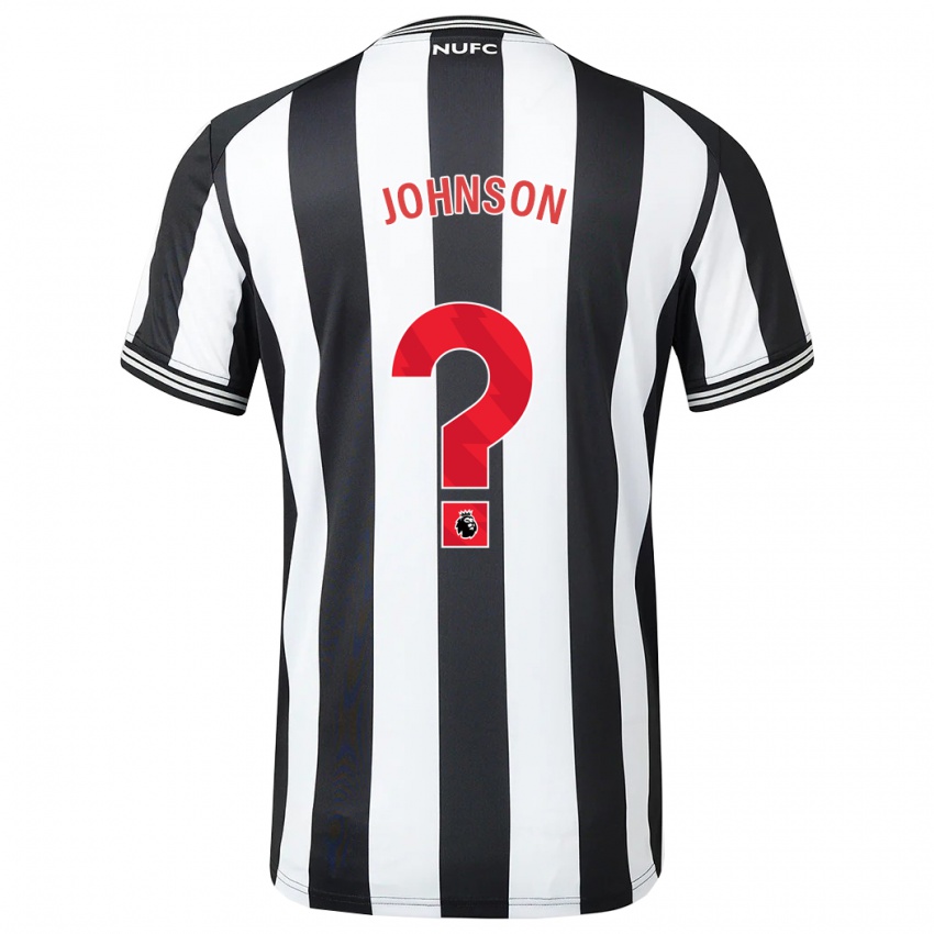 Niño Camiseta Henry Johnson #0 Blanco Negro 1ª Equipación 2023/24 La Camisa