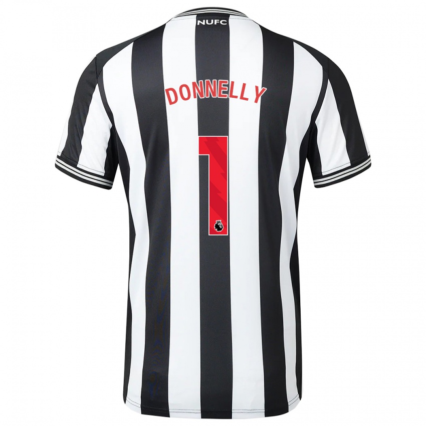 Niño Camiseta Grace Donnelly #1 Blanco Negro 1ª Equipación 2023/24 La Camisa