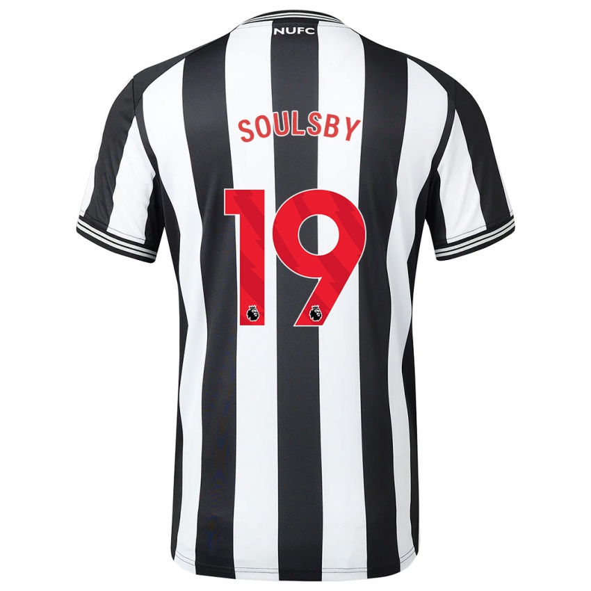 Niño Camiseta Anna Soulsby #19 Blanco Negro 1ª Equipación 2023/24 La Camisa