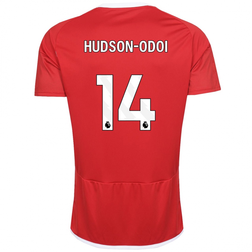 Niño Camiseta Callum Hudson-Odoi #14 Rojo 1ª Equipación 2023/24 La Camisa