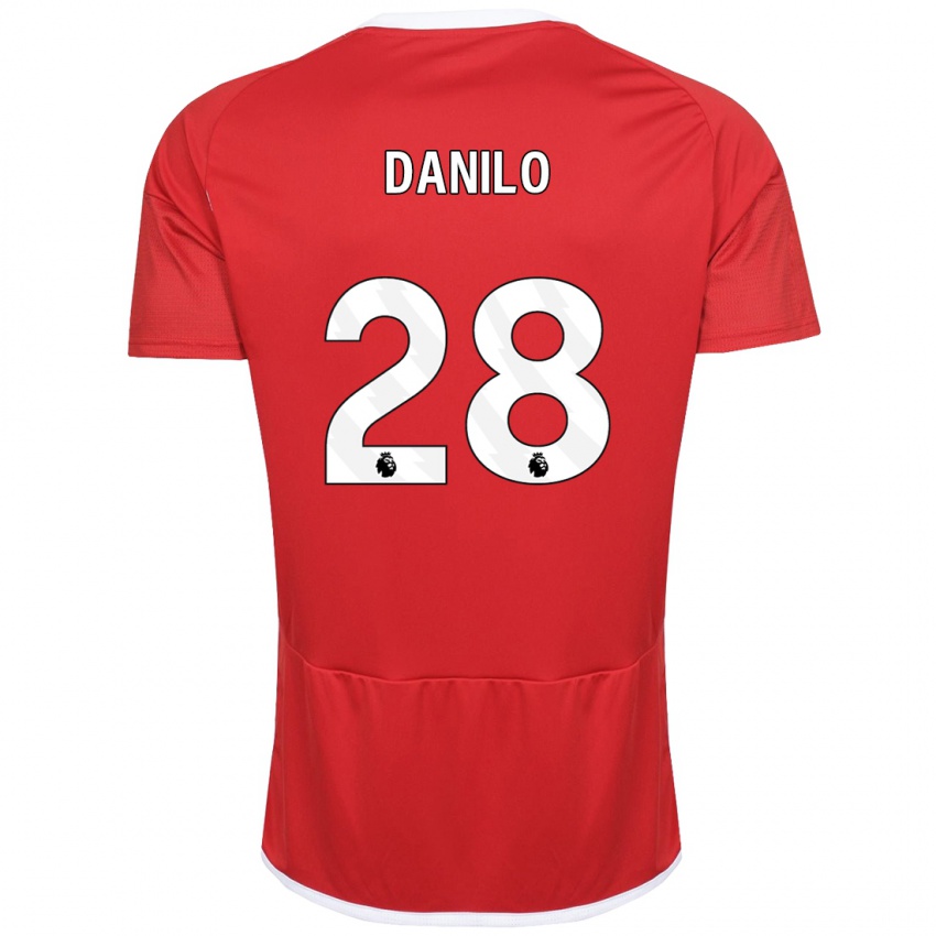 Niño Camiseta Danilo #28 Rojo 1ª Equipación 2023/24 La Camisa