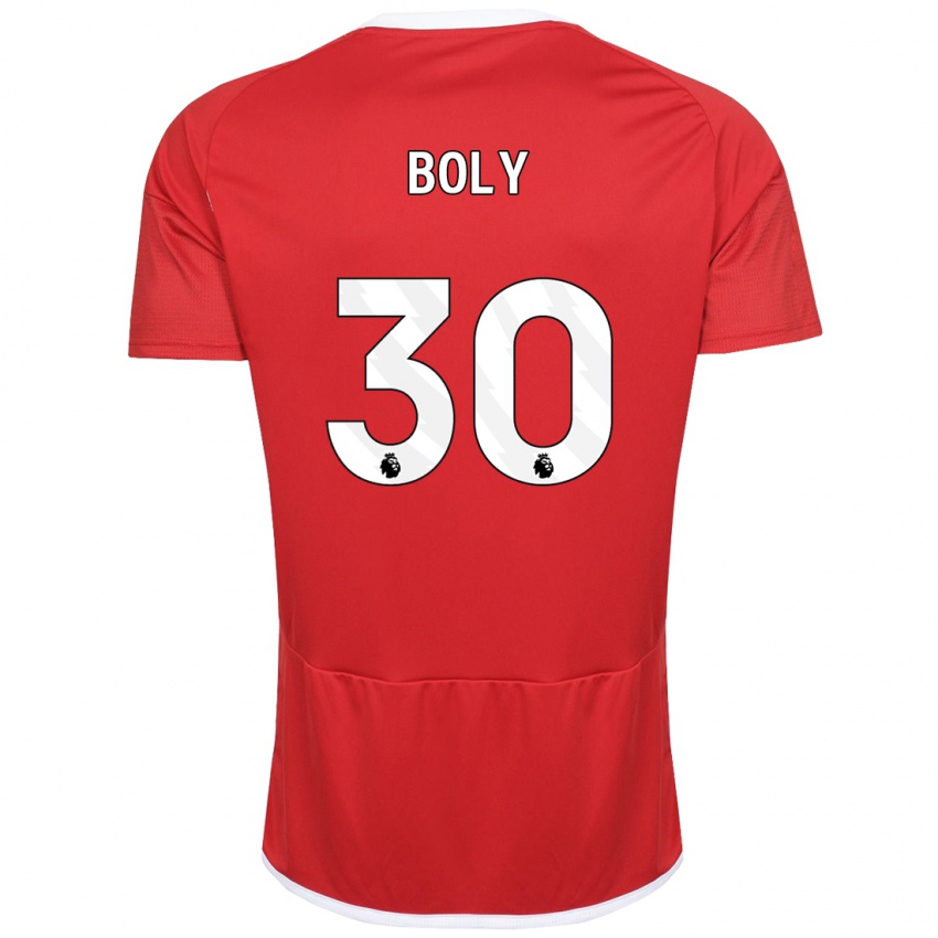 Niño Camiseta Willy Boly #30 Rojo 1ª Equipación 2023/24 La Camisa